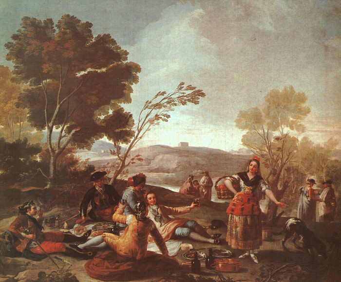 Francisco de Goya Picnic on the Banks of the Manzanares